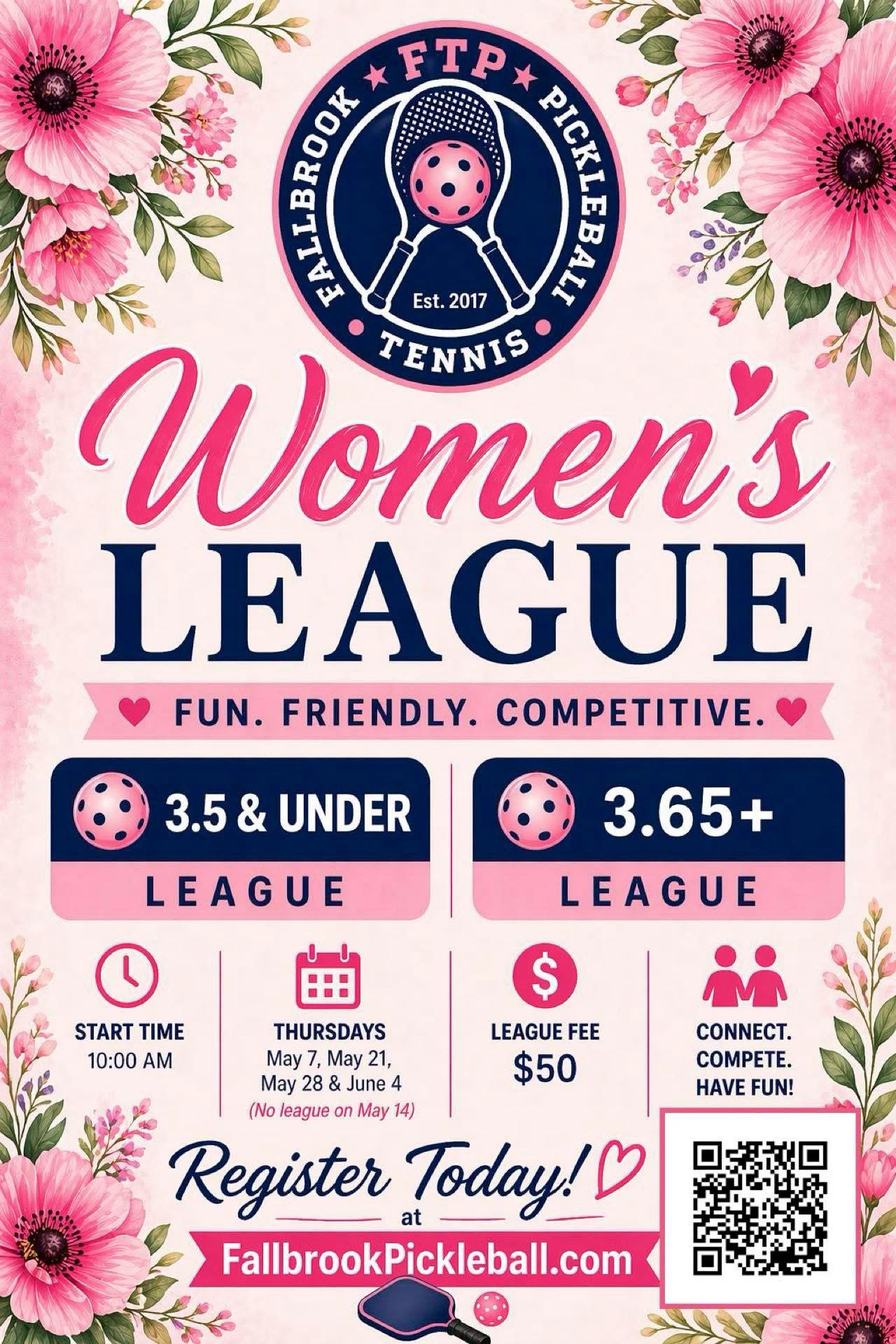 Pickleball Fallbrook Women's League