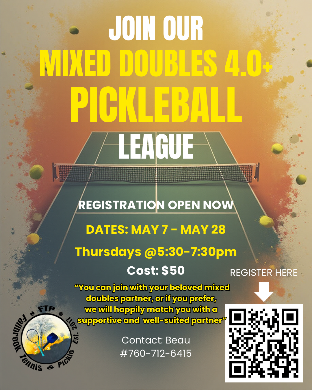 Pickleball Fallbrook Mixed Double League