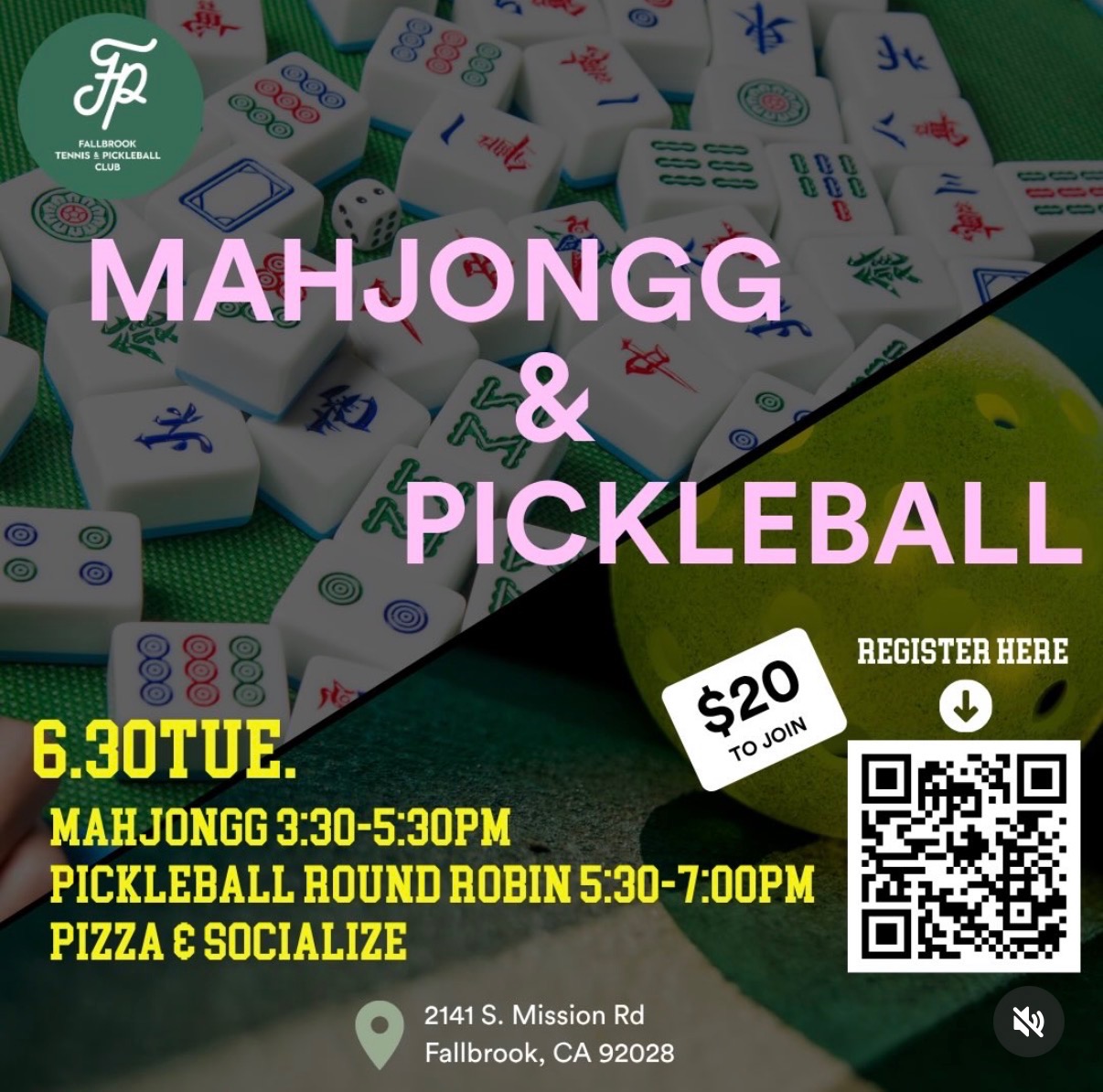 Mahjongg & Pickleball